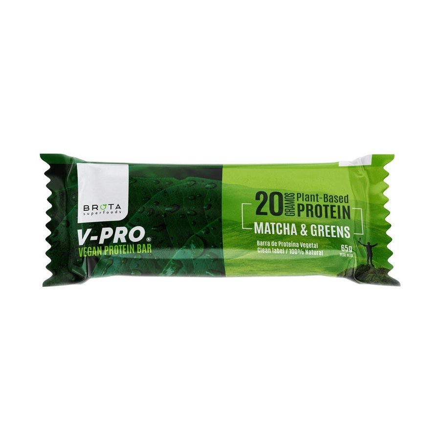 Barrita Brota V-Pro Matcha & Greens de 65 g